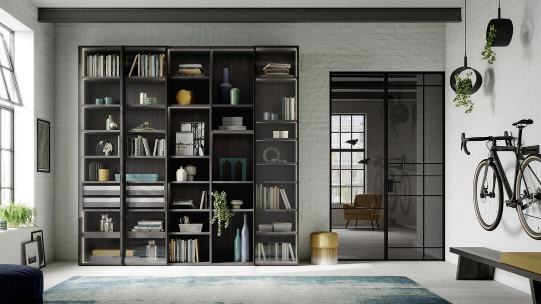 Alurahmendrehtür RPE und Swing Door Slim Line 2-flügelig