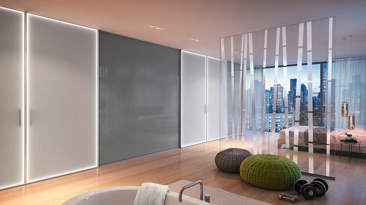 Sliding door S1200 LED - cold light 